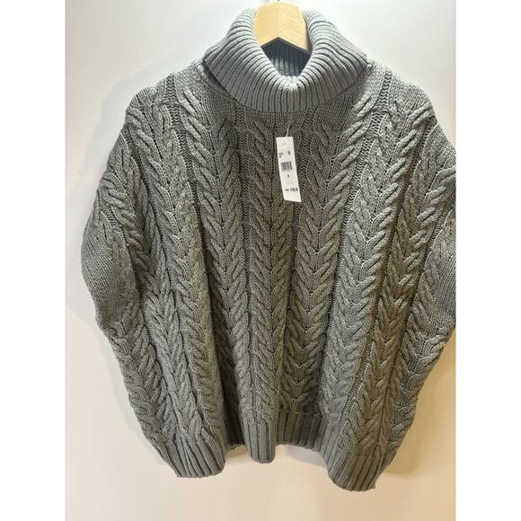 SPLENDID Aspen Grey Sleeveless Turtleneck Sweater Size M $188 NWT Academia - Picture 1 of 11
